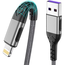 Lightning To Usb Ultra Hızlı Şarj Ve Data Kablosu Mt-2411 GRİ