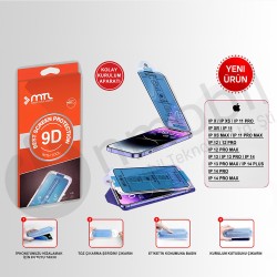 İphone 12 Promax Seffaf Magic 9D Ekran Koruyucu Kırılmaz Cam ŞEFFAF