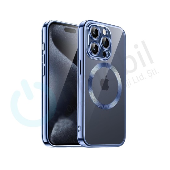 İphone 12  Lüks Kılıf MAVİ