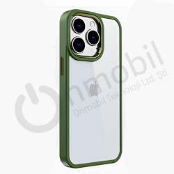 Iphone 13 Pro Kasım Şeffaf Kılıf HAKİ