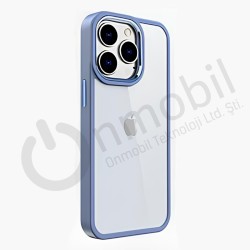 Iphone 12/12Pro Kasım Şeffaf Kılıf MAVİ
