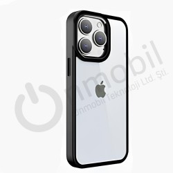 Iphone 13 Promax Kasım Şeffaf Kılıf SİYAH