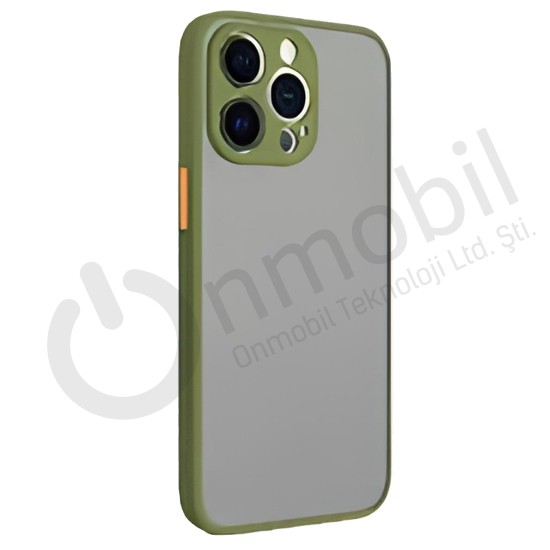Iphone 12 Pro Skin Shell Kılıf HAKİ