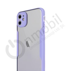 Iphone 12 Pro Bubble Transparent Case LİLA