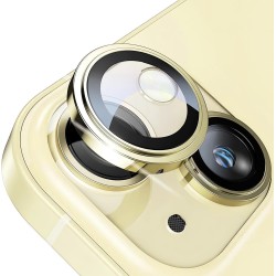 İphone 15 / Plus Lens Koruyucu SARI