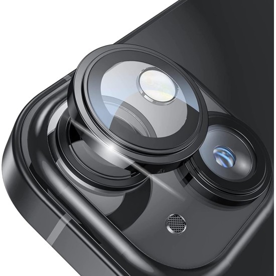 İphone 15 / Plus Lens Koruyucu SİYAH