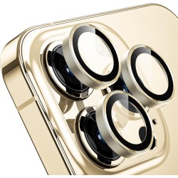 İphone 14 Promax Lens Koruyucu Gold
